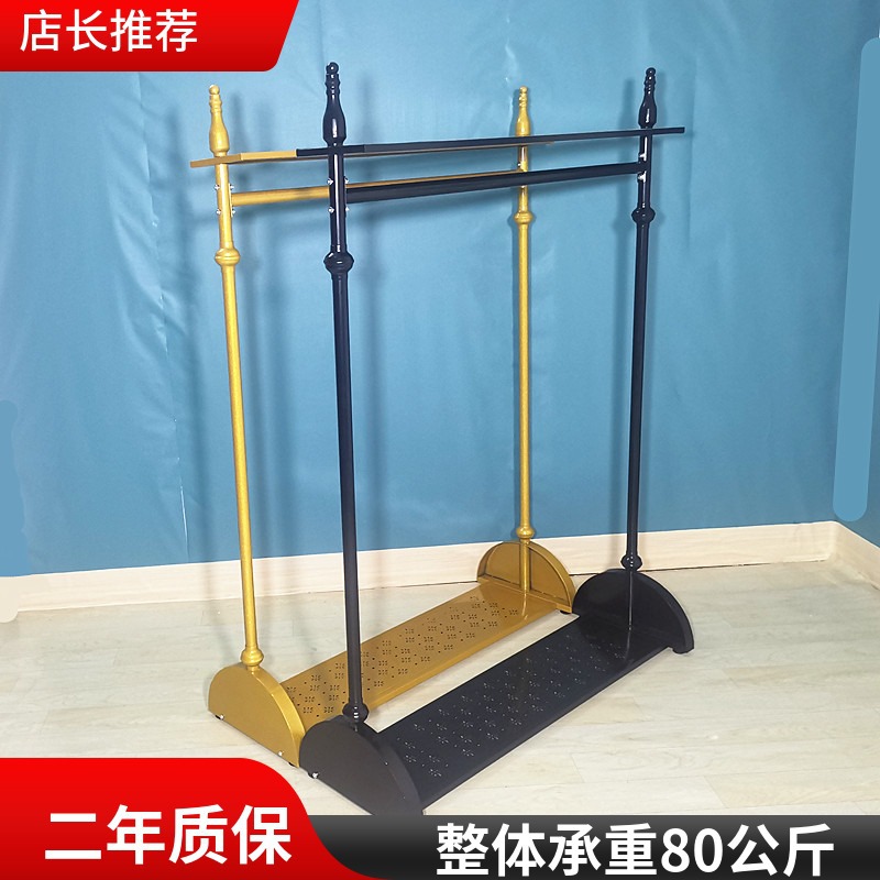 加厚服装店展示架陈列架多层衣架落地式衣K服架子服装店单杠展示