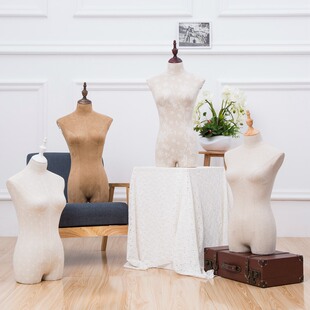 修用女模特高端模特 店橱窗装 时尚 模特道具女半身婚纱女模假人服装