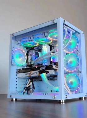 玩嘉孤勇者ITX白色MINI电脑机箱台式MATX海景房240/360水冷全侧透