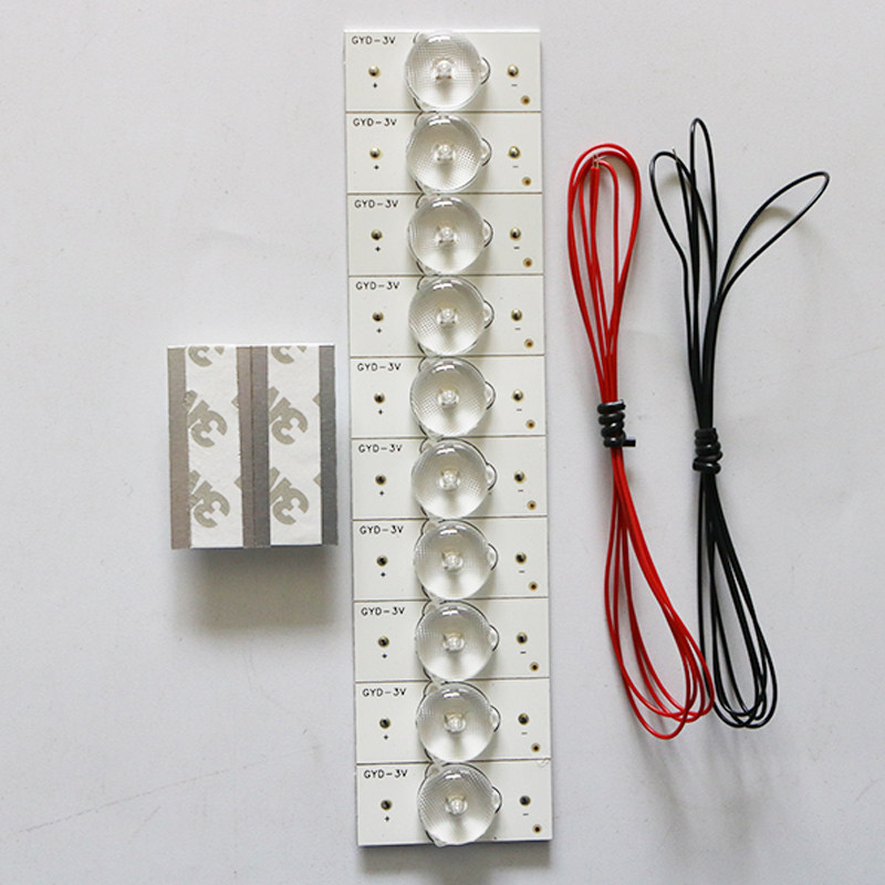3V6V透镜通用液晶电视改装LED灯珠灯条32-65寸 背光灯条透镜