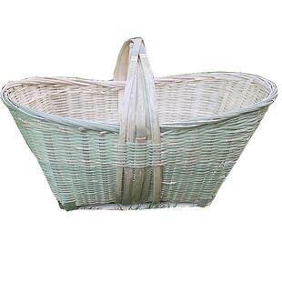 竹提竹编买菜鸡蛋篮子竹筐舞蹈手道E具提篮竹篓竹篮大竹船型篼手