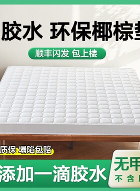 天然纯椰棕榈床垫子儿童偏硬护腰脊C3e环保家用卧室租房专用10厘