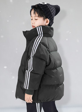 童装羽绒服加厚宽松运动风男童羽绒服短款冬季儿童羽绒衣女童反季