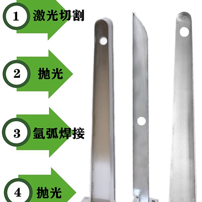 钢结构挑梁满焊铁/304不锈钢定制玻璃墙幕爪件牛腿支架雨棚钢梁