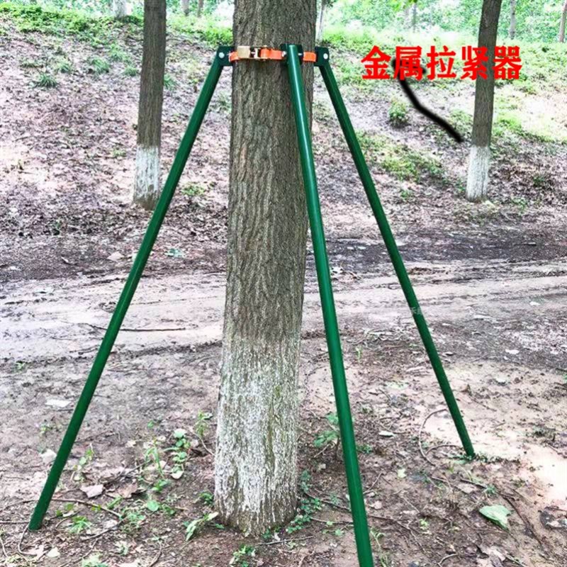 新品树木支撑架大树防风镀锌钢管固定器园林绿化支架树木支伸缩杆