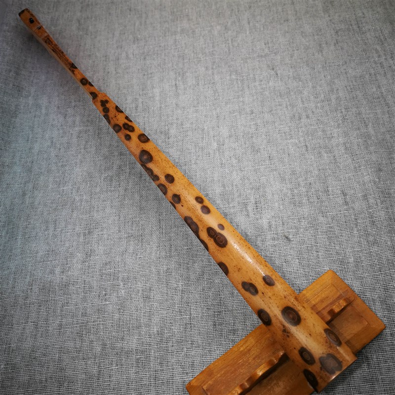 老梅鹿折扇扇子古方9.5寸文玩礼品折扇收藏佳品配苏工超薄扇面