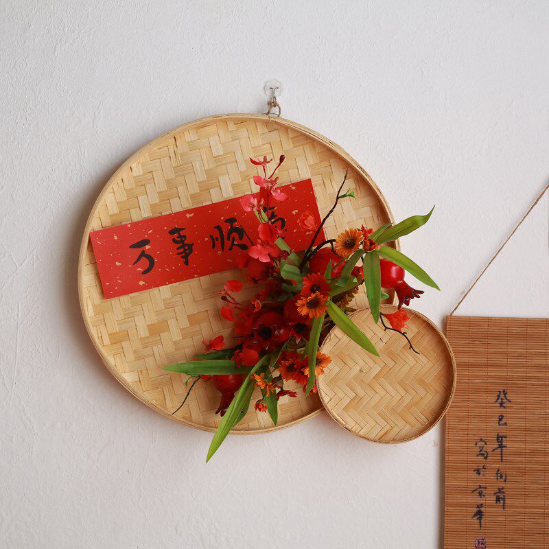 儿童摄影新年场景布置拍照道具装饰摆件宝宝过年啦门帘木架福灯笼