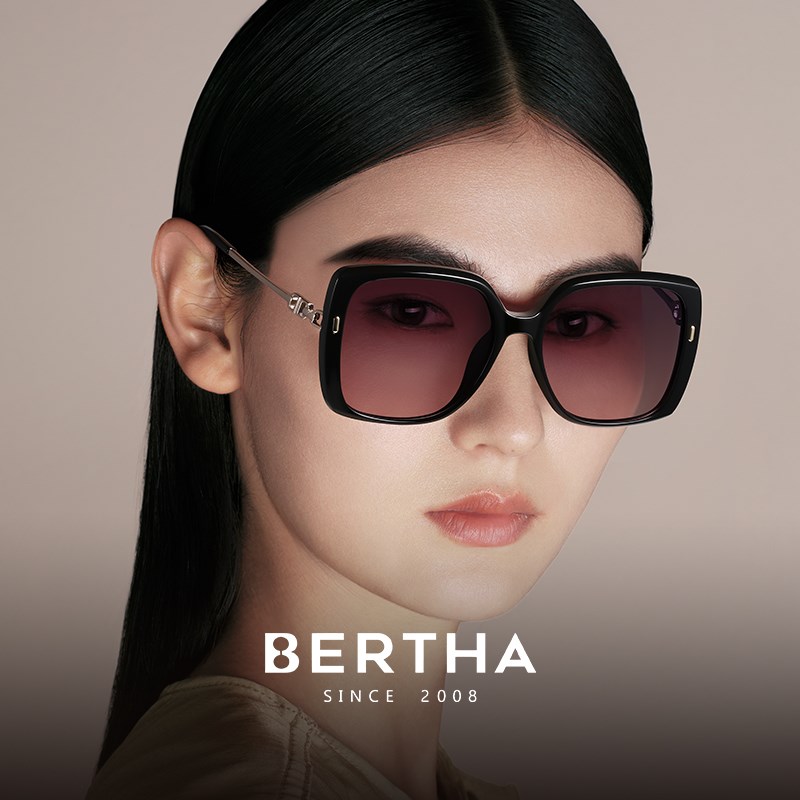 方框墨镜女款2025新款遮阳太阳眼镜防晒大框偏光镜百搭显瘦7059