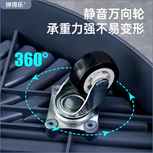 花盆托盘底座可移动带万向轮植物透气加厚P塑料接水底盘高承重