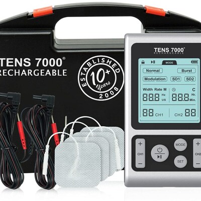 TENS 7000 Muscle Stimulator EMS低频脉冲肌肉按摩刺激理疗仪器