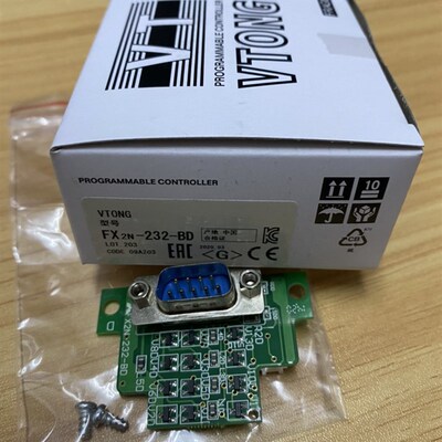 三凌PLC通讯扩展板 FX2N-232-BD  FX2N外置RS232  9针接口