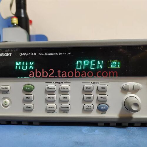 Keysight 34970A 98新+Agilent安捷伦 34970A数据采集器带一张349