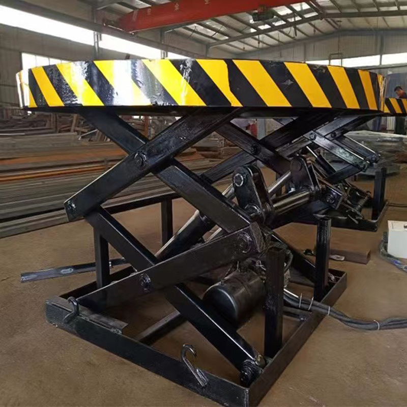 升降旋转舞台 汽车展会酒吧圆形展台 酒店婚庆用液压升降旋转舞台 - 封面