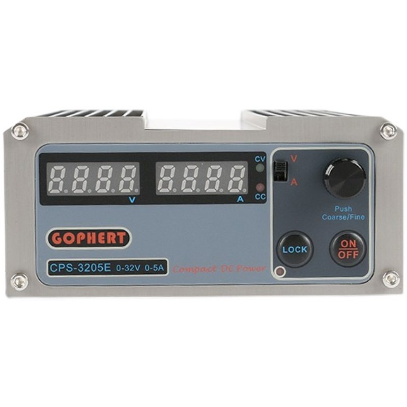 gophert可调直流稳压电源CPyS-3205E高精度数显体积小轻便DC电源