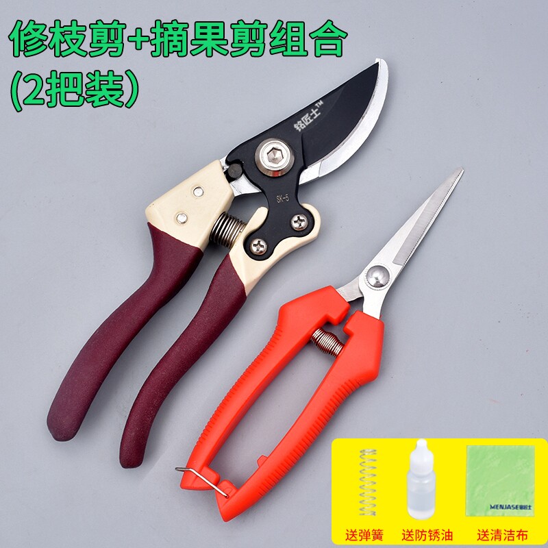 德国进口修枝剪花园剪刀sk5省力花卉剪树枝专用神器果树花枝盆景