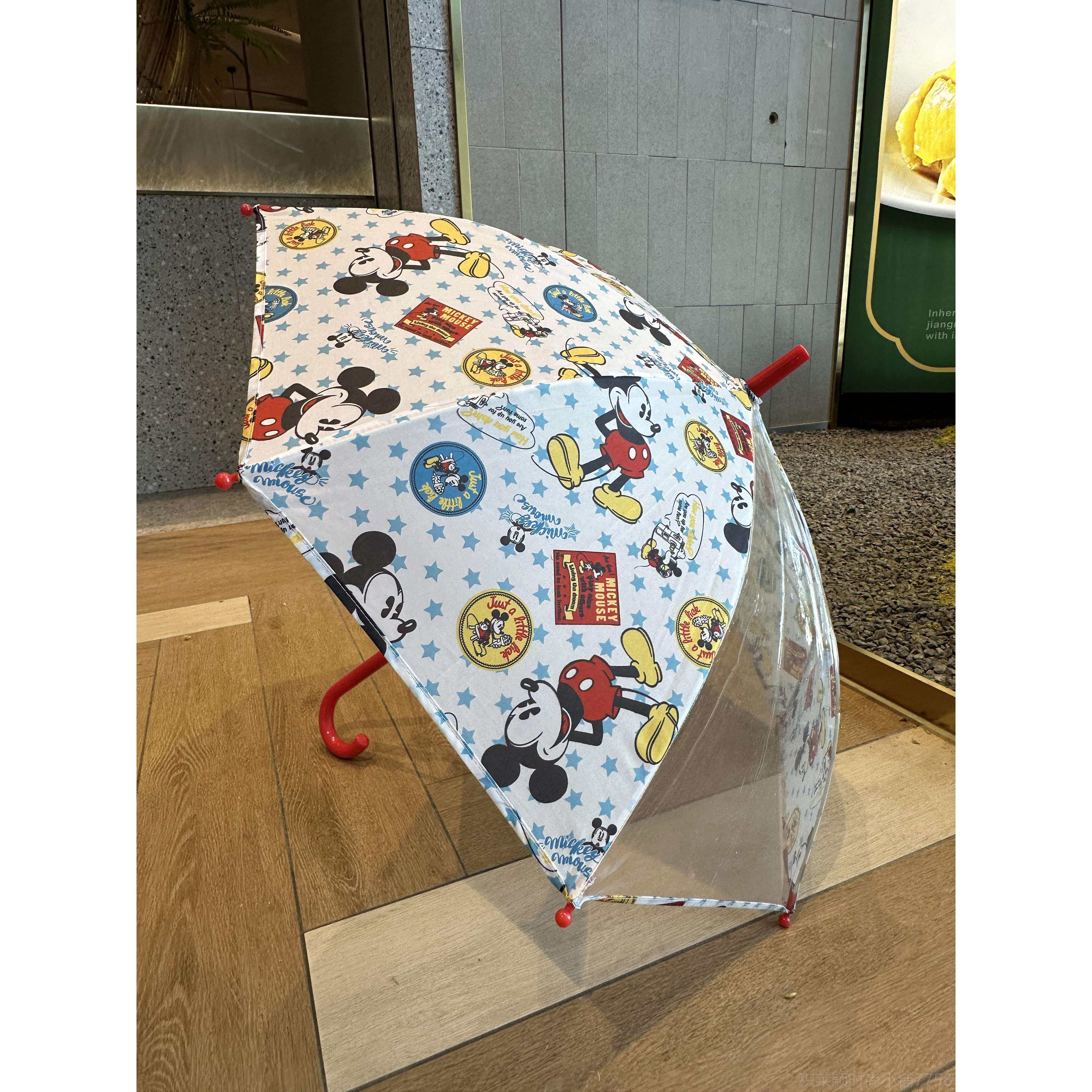 正品稀罕货~口日本儿质童大中号雨伞防风好骨架感出学生大人也能