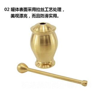 正品加药厚缸纯铜捣药中罐药捣桶 家用优质研钵药 药具铜制捣器