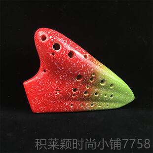 正品三管陶笛AC调初学 1入门学生3管奏乐款星空系列演男女生2孔陶