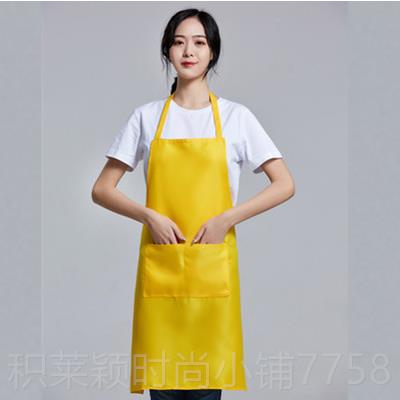 正品围裙厨房工服定制l作go服印字宣传围裙订做餐厅火锅店务员女o