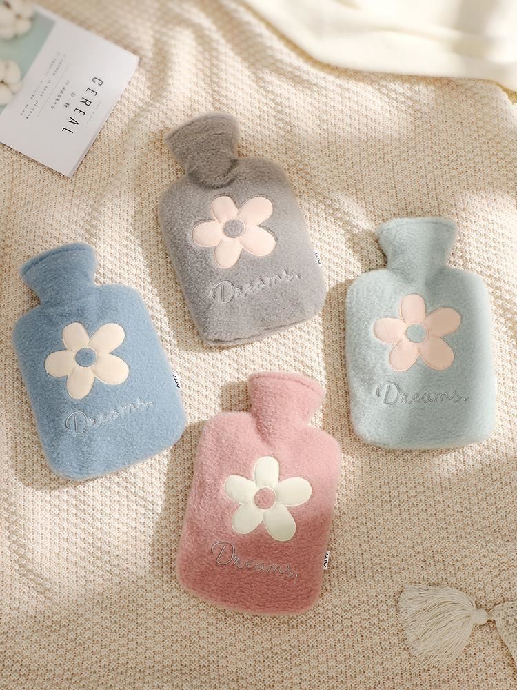 Large PVC Hot Water Bottle Bag Winter Warm Relaxing Heat