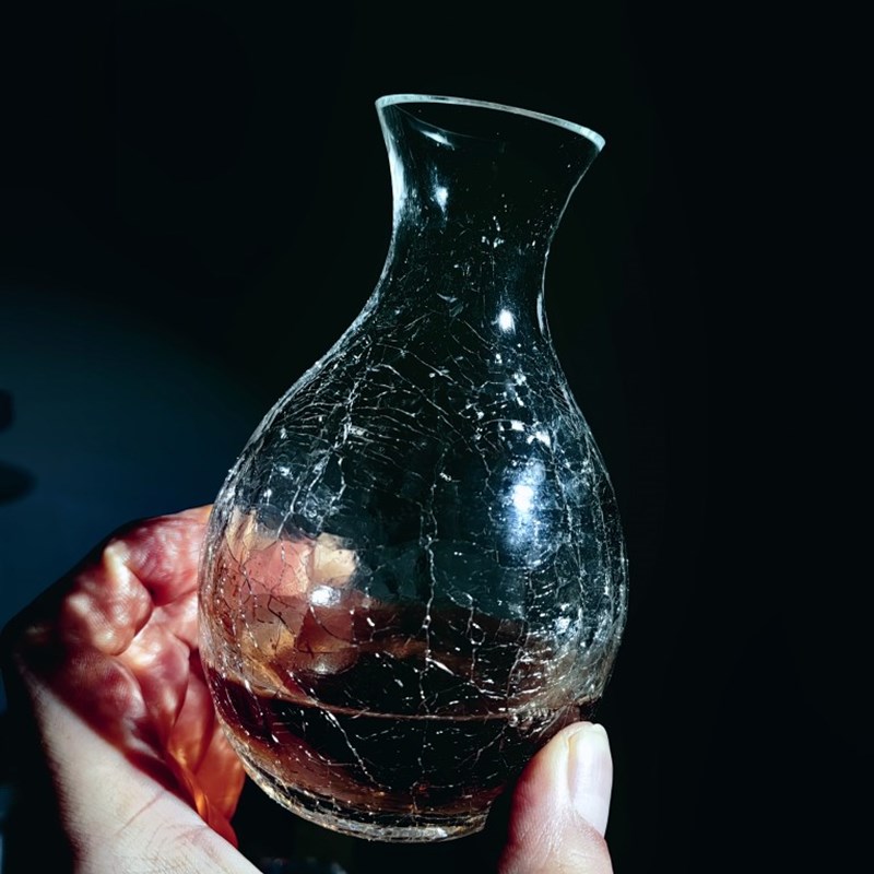 匠人手工酒具玻璃器皿 日式清酒壶 G家用酒壶冰酒冷酒壶玻离分酒