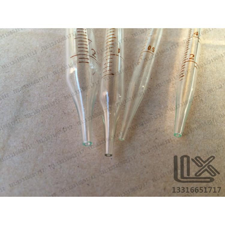 1 2 3 5 10ml简易型 刻度吸管 移液管 滴管 玻璃 短型 玻璃仪器