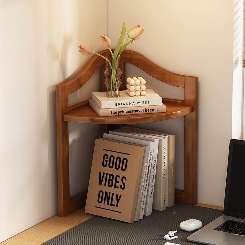 桌面置物架宿舍房间台面转角收纳神器办公桌上角落放杂物零食架子