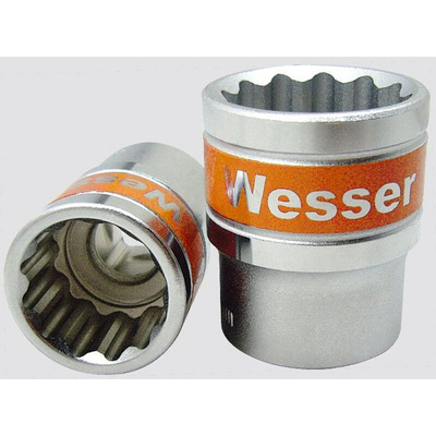 。21/22/23/24mm 威逊WESSER 六角/梅花(十二角)套筒1/2"DR