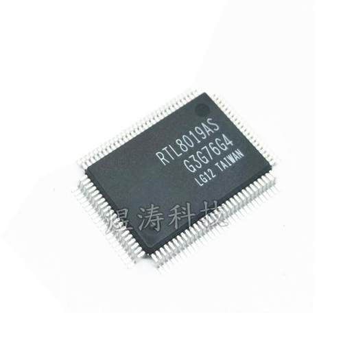 贴片 RTL8019AS RTL8019AS-LF QFP-100 总线网络控制芯片IC 全新