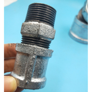 。镀锌内丝直接管古4分6分1寸32直通外接水管内螺纹直通DN50 65 1