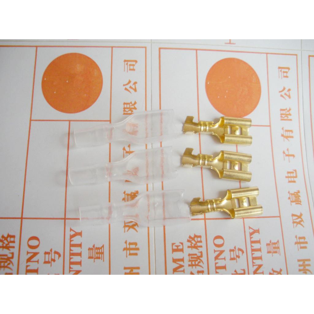 逆变焊机 开关插接件 底部电源插簧 6.3线4.8线夹子 温控器配套夹