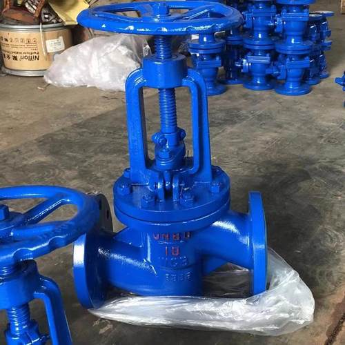 J941F46-10C 电动衬氟法兰截止阀 电动直通式截止阀 防腐截止阀