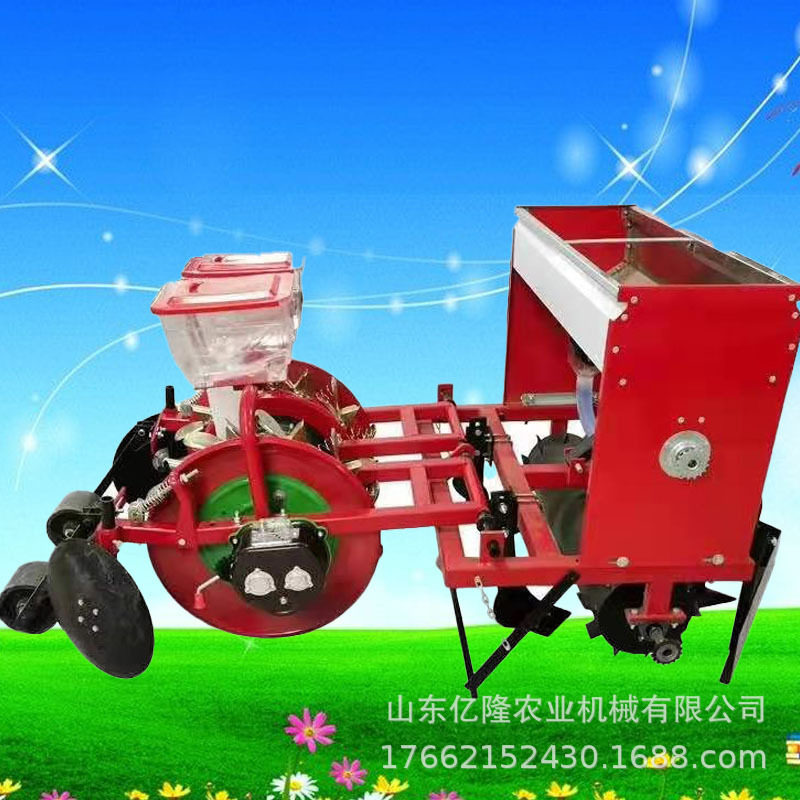 蔬菜西瓜覆膜机 两行玉米膜上播种机 薯类花生铺地膜机