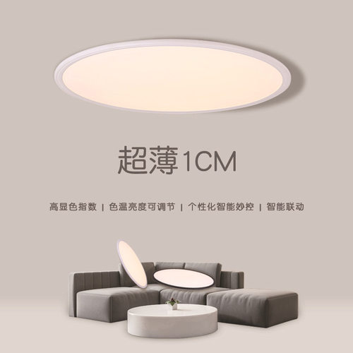1cm边框LED防虫吸顶灯北欧