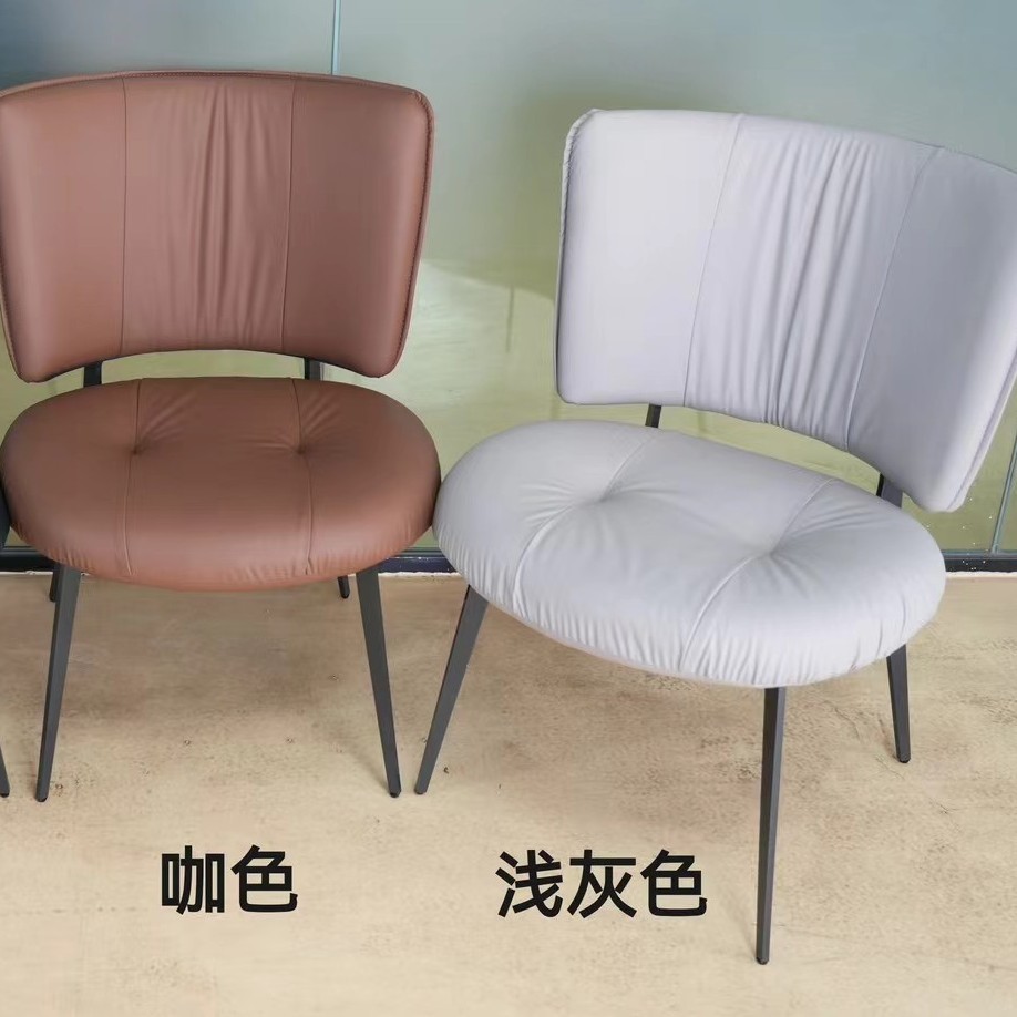 意式极简豪华面包餐椅家用