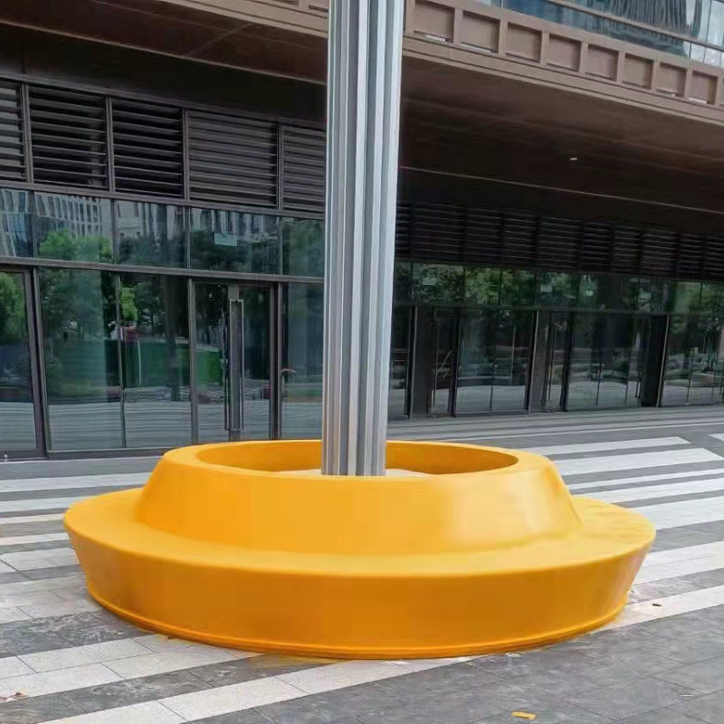 户外玻璃钢圆形树池靠背坐凳