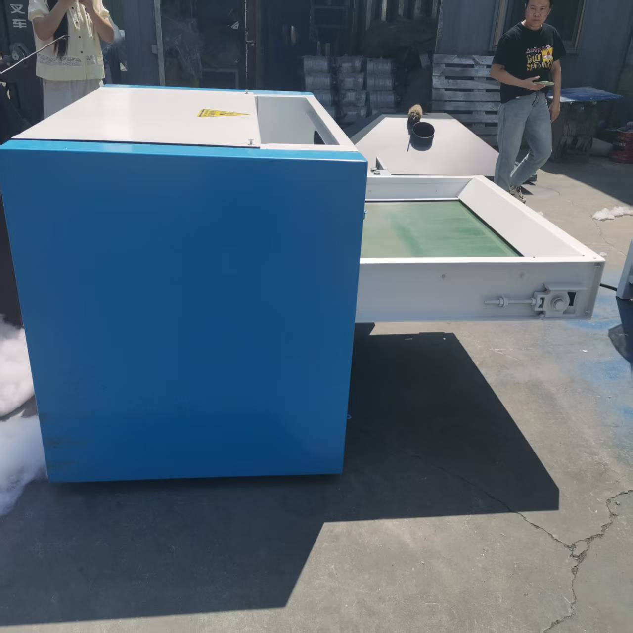 工艺品钥匙挂多辊PP棉开棉充棉机