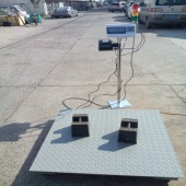 3000KG带上下限报警电子地磅 开关量继电器输出报警1t2t3t平台称