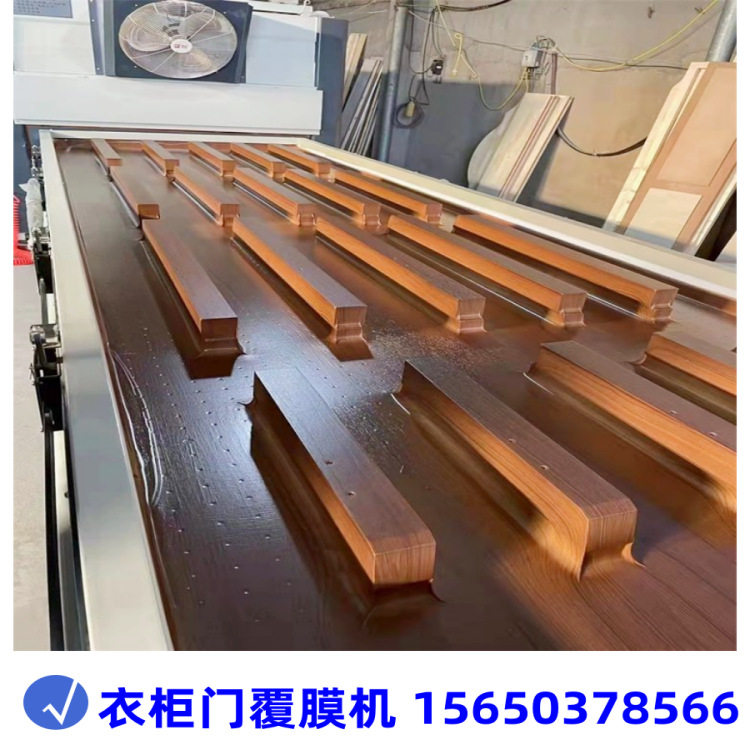 免漆衣柜门真空吸塑自动覆膜机