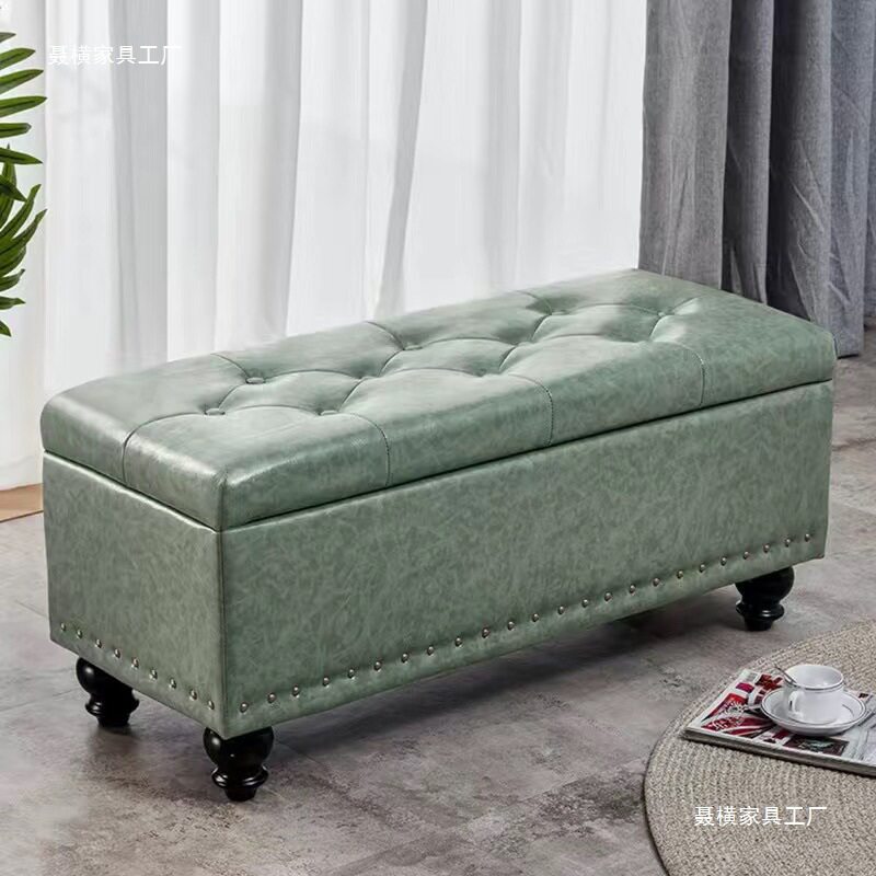 沙发凳家用长条收纳储物门口换鞋凳子长方形可坐服装店沙发凳商贸