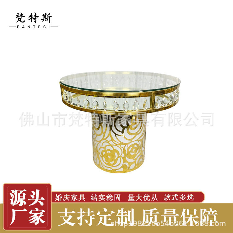 不锈钢家具工厂直销高档水晶