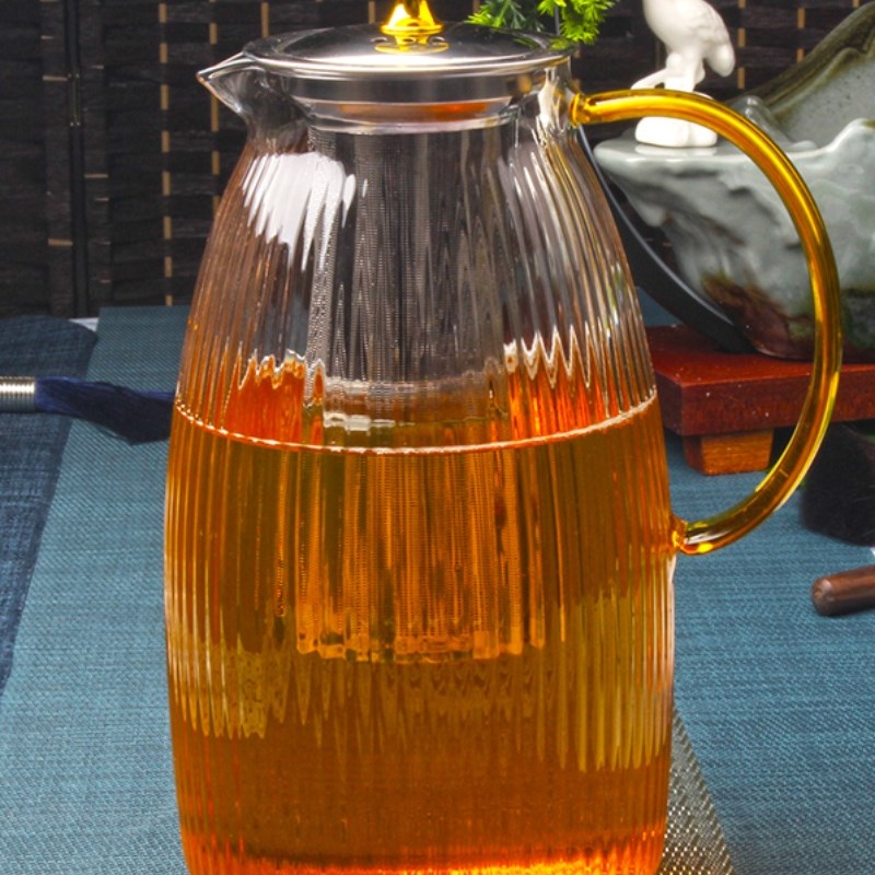 玻璃泡茶壶茶具套装家用花茶水壶耐高温K加厚耐热过滤水壶煮茶壶