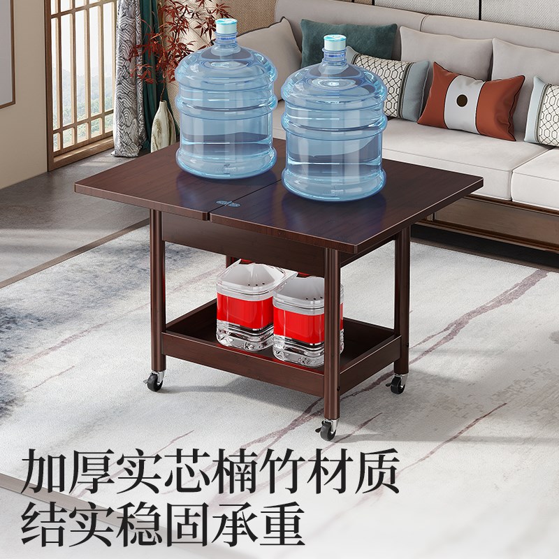 茶几可移动茶桌小l户型客厅家用多功能小桌子可折叠茶台茶几桌边