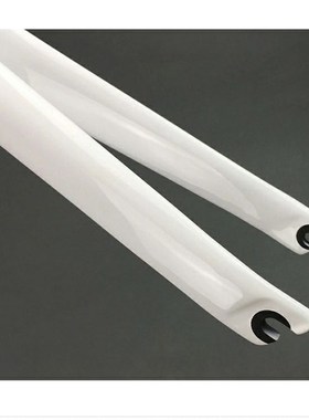 无标白色/红色公路自行p车全碳纤维前叉700C前叉轻量化破风前叉盖