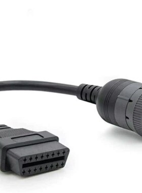 X康明斯6针9针转OBD数据线 适合INLINE MINI适配器