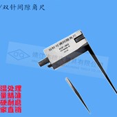 双针可调角尺90度精度检测间隙尺 不锈钢单 测量角度尺 间隙角尺