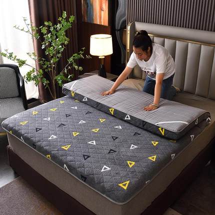 加厚保暖羊羔绒床垫软垫被褥子家用睡垫双人学生宿舍单人冬季加绒