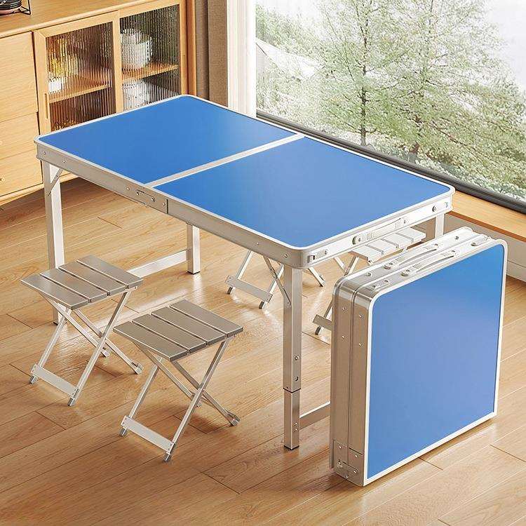 折叠桌摆摊长方形便携式装修开工仪式可折叠桌子地摊简易户外餐桌