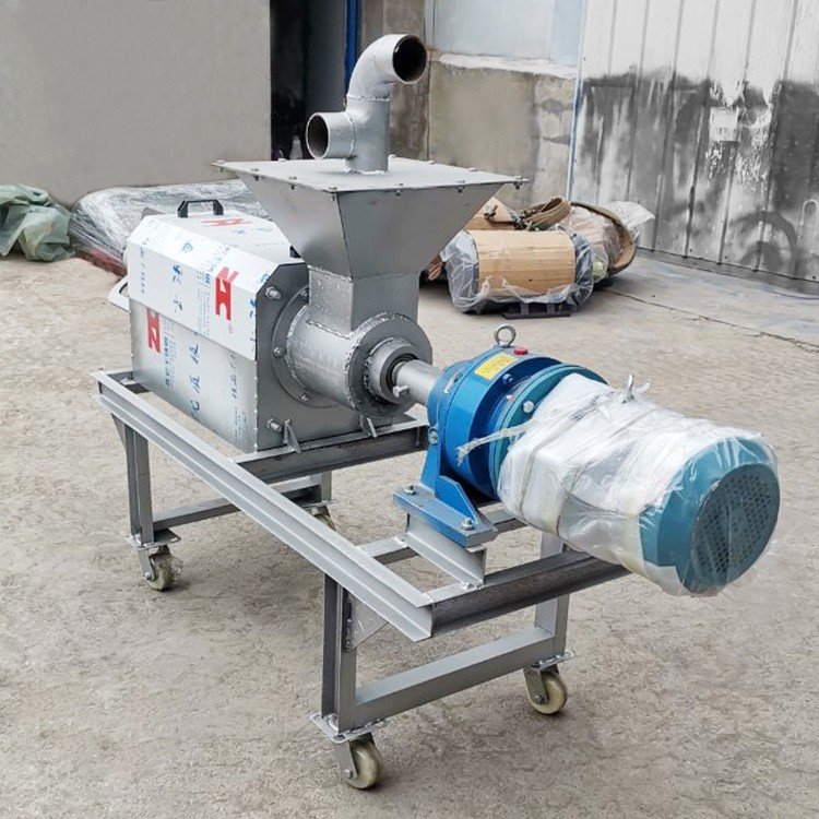 螺旋式粪便干湿分离器 不锈钢泔水豆渣分离机 养殖场粪便处理器