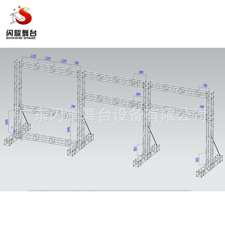 厂家批发演出会展铝合金舞台桁架,铝合金truss活动舞台架